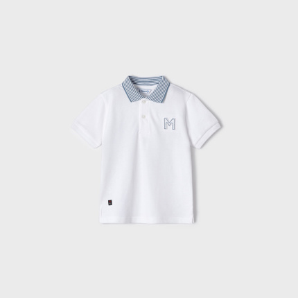 MAYORAL 3155-31 Polo z krótkim rękawem z bawełny zrównoważonej dla chłopca MINI