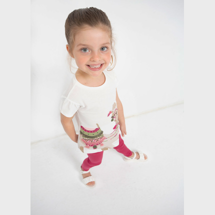 MAYORAL 3779-35 Komplet 2-częściowy z bawełny zrównoważonej dla dziewczynki MINI