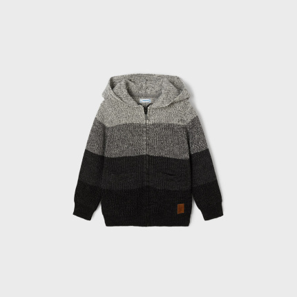 MAYORAL 4330-88 Kardigan trykotowy z kapturem dla chłopca MINI