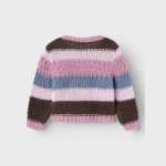 Sweterek dzianinowy NAME IT 3165 paski dla dziewczynki