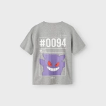 Koszulka k/r Pokemon NAME IT 1805 szara nadruk bawełna