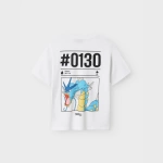 Koszulka Pokemon NAME IT 1805 biała nadruk bawełna