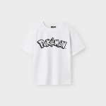 Koszulka Pokemon NAME IT 1805 biała nadruk bawełna