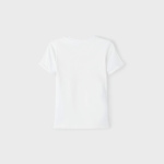 Name It 5789 Koszulka k/r Lakers biała nadruk bawełna