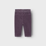 Spodnie NAME IT 1254 sztruks śliwka bawełna