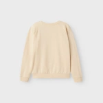 NAME IT 4421 Bluza bawełniana d/r Smile piaskowy nadruk
