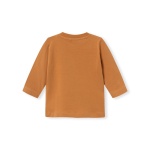 Bluzka d/r miś NAME IT 3499 brąz nadruk bawełna