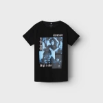 NAME IT 1903 Koszulka k/r Wednesday dla dziewczynki