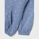 Bluza z kapturem NAME IT 3875 nadruk niebieski dla dziewczynki