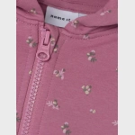 Bluza róż z kapturem NAME IT 3875 nadruk dla dziewczynki