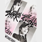 NAME IT 5930 Koszulka k/r Wednesday biała dla dziewczynki