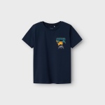 Koszulka k/r Charizard NAME IT 8539 Pokemon granat