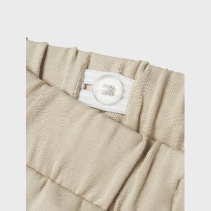 Spodnie bawełniane dresowe NAME IT 1057 beżowe