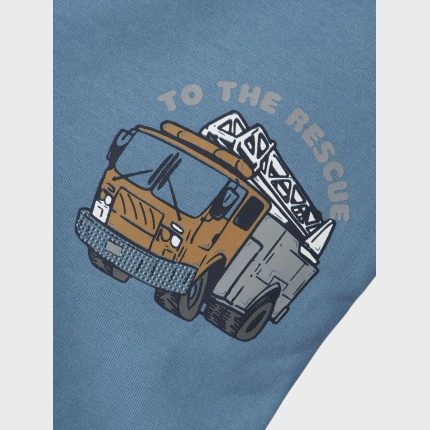 Spodnie bawełniane dresowe NAME IT 1057 niebieskie