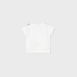 Koszulka k/r grafika MAYORAL 1048-66 dla dziewczynki BABY