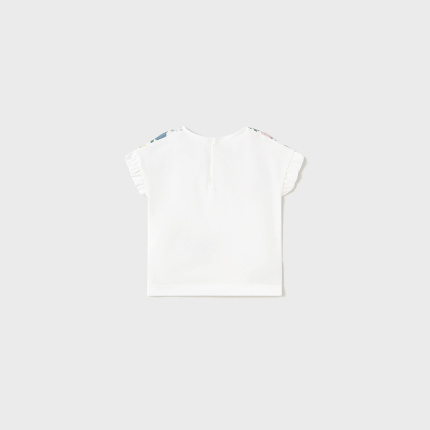 Koszulka k/r grafika MAYORAL 1048-66 dla dziewczynki BABY