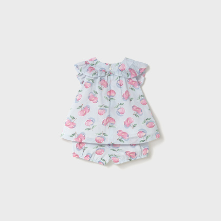 Komplet z bermudami total look MAYORAL 1238-19 dla dziewczynki BABY