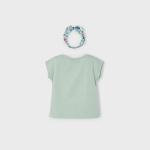 Koszulka k/r z gumką MAYORAL 3009-10 dla dziewczynki MINI