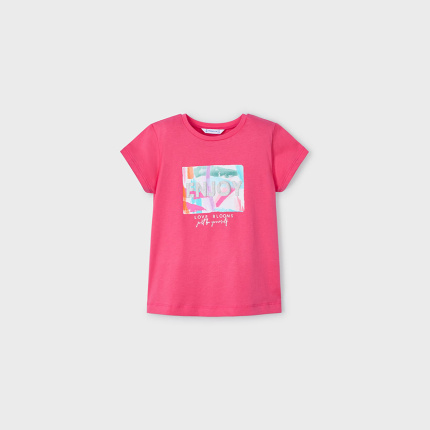 Koszulka krótki rękaw MAYORAL 3014-28 dla dziewczynki MINI