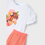 Komplet z szortami fantazja MAYORAL 3211-87 dla dziewczynki MINI