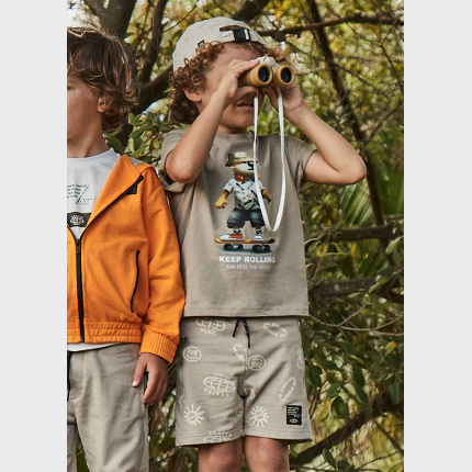 Bermudy athletics MAYORAL 3224-75 dla chłopca MINI