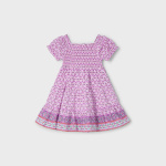 Sukienka z marszczeniem MAYORAL 3932-25 dla dziewczynki MINI