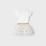 Komplet spódnica tiul MAYORAL 3946-50 dla dziewczynki MINI