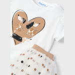 Komplet spódnica tiul MAYORAL 3946-50 dla dziewczynki MINI