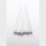 Sukienka tiul z haftem ABEL&LULA 5033-7 kokarda