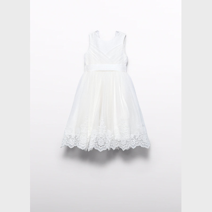 Sukienka tiul z haftem ABEL&LULA 5033-7 kokarda