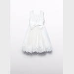 Sukienka tiul z haftem ABEL&LULA 5033-7 kokarda