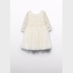 Sukienka tiulowa z gipiurą ABEL&LULA 5050-1 boho