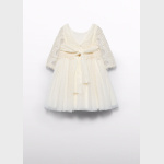 Sukienka tiulowa z gipiurą ABEL&LULA 5050-1 boho