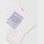 Koszulka k/r grafika MAYORAL 6026-78 dla dziewczynki JUNIOR