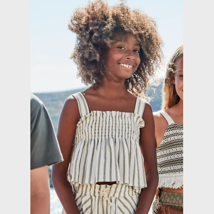 Koszulka ramiączka paski MAYORAL 6033-24 dla dziewczynki JUNIOR