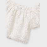 Bluzka z koronką MAYORAL 6151-47 dla dziewczynki JUNIOR