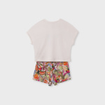 Komplet szorty grafika MAYORAL 6221-72 dla dziewczynki JUNIOR