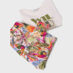 Komplet szorty grafika MAYORAL 6221-72 dla dziewczynki JUNIOR