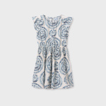 Sukienka wiskoza z nadrukiem MAYORAL 6975-21 dla dziewczynki JUNIOR