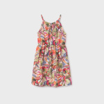 Sukienka tropikalny nadruk MAYORAL 6986-29 dla dziewczynki JUNIOR