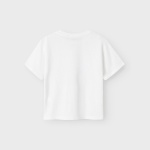 Koszulka Wonderful k/r NAME IT 0652 bawełna organiczna biały