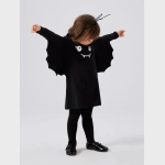 Sukienka nietoperz NAME IT 3016 ozdobne rękawy bawełna