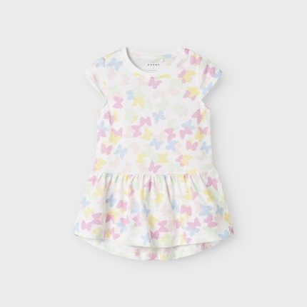 Sukienka nadruk motylki NAME IT 5107 bawełniana na lato