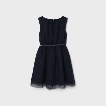 Sukienka bez rękawów NAME IT 8323 granat elegancka dla dziewczynki okazja wesele