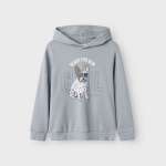 Bluza z psem nadruk NAME IT 1853 bawełna cool lifestyle błękit