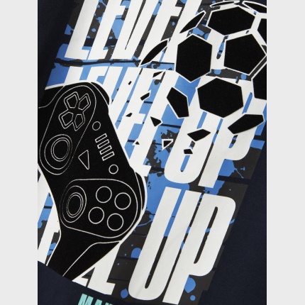 Koszulka k/r t-shirt FIFA e-sport NAME IT 3274 granat