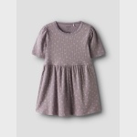 Sukienka k/r natural NAME IT Hoise 6980 bawełna organiczna fiolet