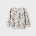 Bluza żyrafy beż NAME IT 9884 bawełna dla chłopca safari