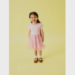 Sukienka k/r tiulowy dół NAME IT Hamina 8152 nadruk