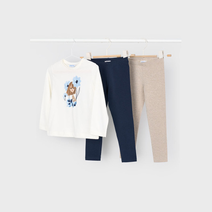 Komplet 3-częściowy dla dziewczynki 4724-46